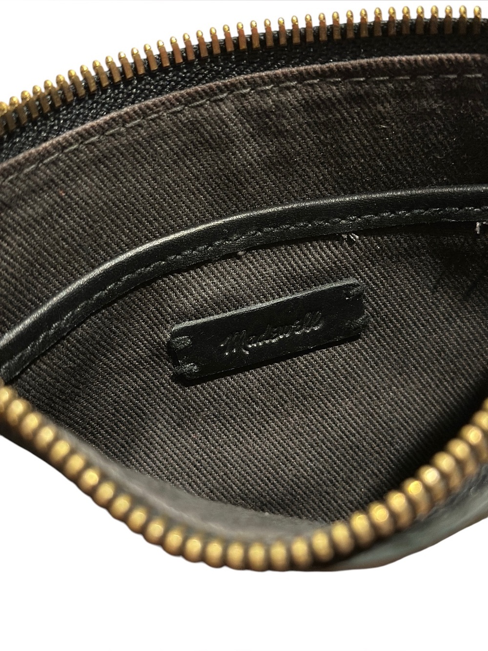 Madewell The Simple Crossbody Sheepskin Leather Bag Black - Picture 11 of 11